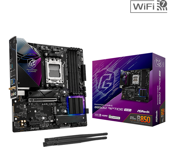 ASRock 高級ATXマザーボード B850 Riptide WiFi ASRock | B850M Riptide WiFi